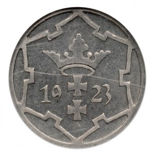 Free City of Danzig, 5 pfennig 1923 - NGC PF64