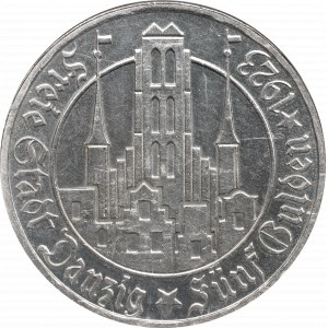 Svobodné město Gdaňsk, 5 guldenů 1923 - NGC PF62