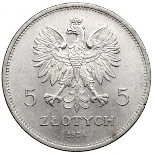 II Republic of Poland, 5 zloty 1928, Warsaw Nike