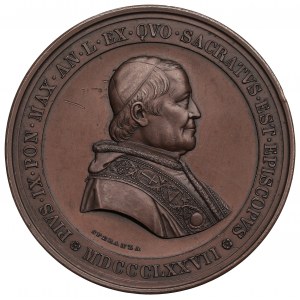 Vatikán, Pius IX, Jubilejní biskupská medaile 1877