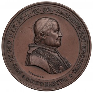 Vatican, Pius IX, Jubilee Episcopal Medal 1877