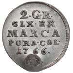 Stanislaw August Poniatowski, Padělek pruské půlzlaté mince 1766 - punc Probierz General