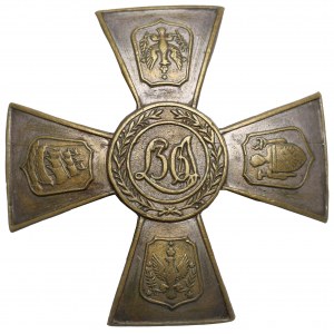 II RP, Soldier's badge of the 36th Infantry Regiment of the Academic Legion, Warsaw - Gontarczyk Warsaw