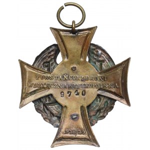 II RP, Odznak ozbrojeného povstalce vděčného Velkopolska ZTPiW ZZ RP - vysoké číslo
