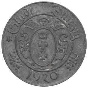 Free city of Danzig, 10 pfennig 1920