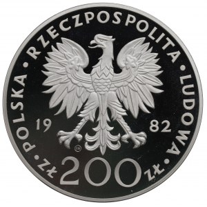 PRL, 200 zlotých 1982 Jan Pavel II - Valcambi