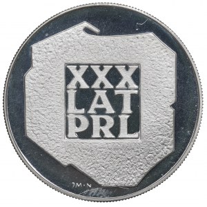 PRL, 200 zlotých 1974 XXX rokov PRL - zrkadlovka