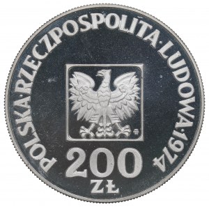 PRL, 200 złotych 1974 XXX Lat PRL - lustrzanka