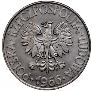 PRL, 10 złotych 1966 Kościuszko - NNC MS65