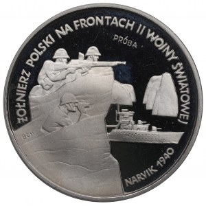 Dritte Republik, 100.000 Zloty, Narvik 1940 - Muster Nickel