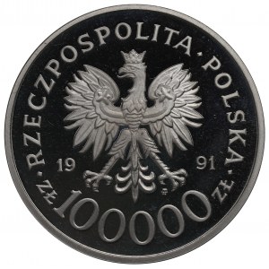 Dritte Republik, 100.000 Zloty, Narvik 1940 - Muster Nickel