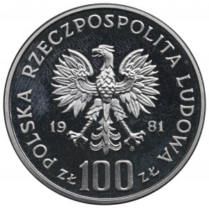 PRL, 100 zlotých 1981 - Sikorski Sample Nickel