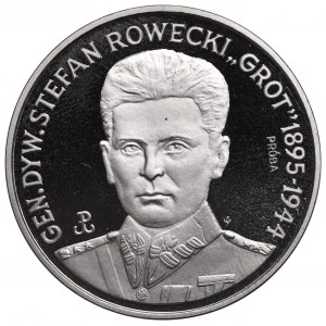 III RP, 200 000 zl 1990 Generál Stefan Rowecki - GROT Vzorek niklu