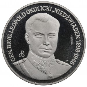 III RP, 200.000 złotych 1991 Gen. Okulicki Niedźwiadek - Próba Nikiel