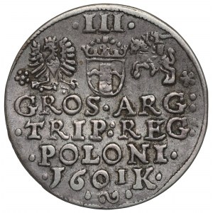 Sigismund III, 3 groschen 1601, Cracow