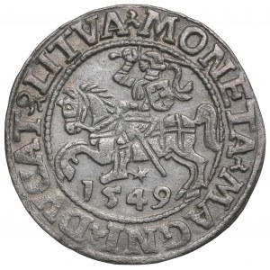Sigismund II. Augustus, Halbpfennig 1549, Wilna - LI/LITVA