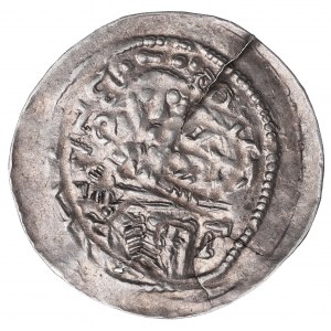 Bolesław IV. Kędzierzawy, Denar ohne Datum - Reliquie mit dem Kopf des Heiligen Adalbert