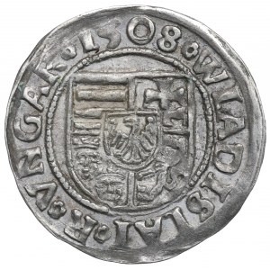 Maďarsko, Ladislav II Jagelovský, denár 1508