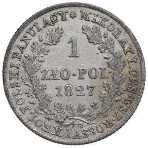 Królestwo Polskie, Mikołaj I, 1 złoty 1827 IB