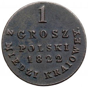 Poľské kráľovstvo, Alexander I, 1 grosz 1822 IB