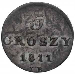 Herzogtum Warschau, 5 groszy 1811