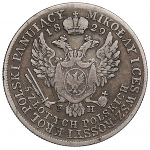 Poľské kráľovstvo, Mikuláš I., 5 zlotých 1829
