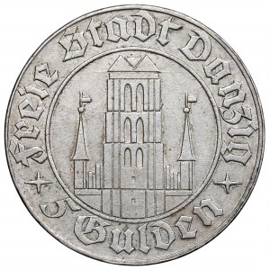 Wolne Miasto Gdańsk, 5 guldenów 1932