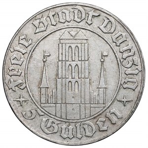 Free City of Danzig, 5 gulden 1932