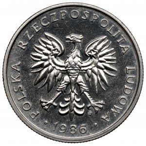 PRL, 50 groszy 1986 - Nickelprobe