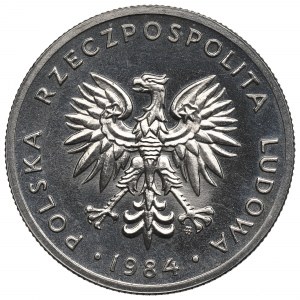 Volksrepublik Polen, 20 Zloty 1984 - vernickelt