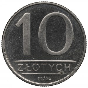 Poľská ľudová republika, 10 zlotých 1984 - poniklované