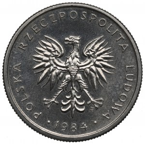 Poľská ľudová republika, 10 zlotých 1984 - poniklované