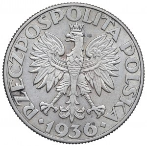 II RP, 5 złotych 1936 Żaglowiec