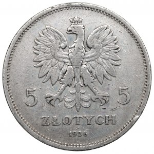 II RP, 5 Zloty 1928 Nike ZZM, Warschau