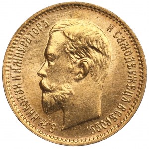 Russland, Nikolaus II., 5 Rubel 1904 AP