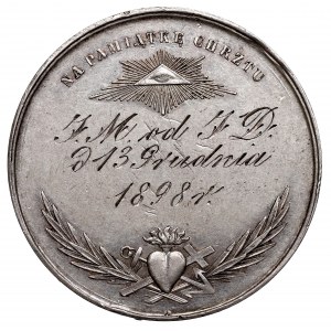 Polsko, Pamětní medaile ke křtu 1898 - Witkowski stříbro