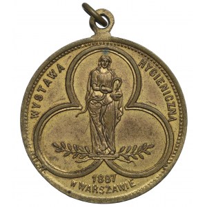 Polsko, medaile z Hygienické výstavy ve Varšavě 1887