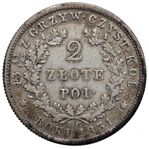 November Uprising, 2 zloty 1831