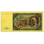 PRL, 20 złotych 1948 KE - WZÓR - PMG 66 EPQ