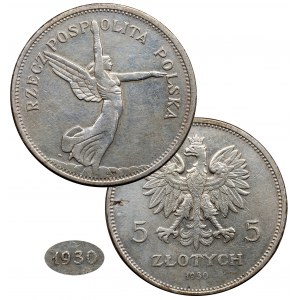 II Republic of Poland, 5 zloty 1930 Nike
