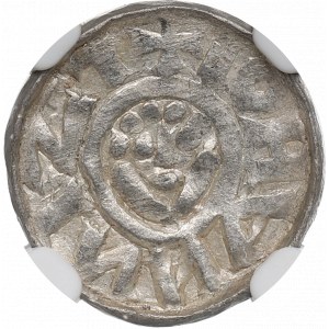 Bolislaus III as Duke of Schlesien, Denarius without date, Breslau (before 1107)