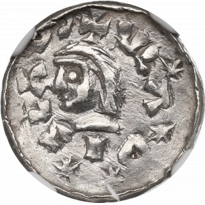 Ladislaus I Herman, Cracow, denarius, VL*A*D*I*ZLAV*S - BEAUTIFUL
