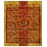 Pewex, Bon Towarowy, 50 dolarów 1960 Di - PMG 35