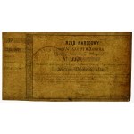 January Uprising, Provisional Bond of 100 zloty 1863