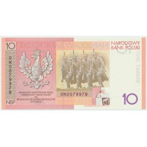 The Third Republic, PLN 10, 2008 - 90th Anniversary of the Restoration of Independence.