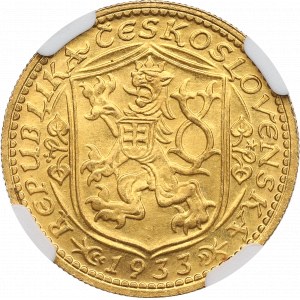 Czechoslovakia, 1 ducat 1933 - NGC MS64