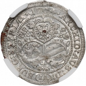 Austria, 3 kreuzer 1704, Graz - NGC MS63