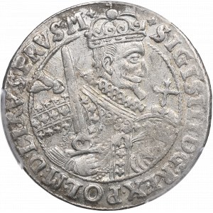 Zikmund III Vasa, Ort 1622, Bydgoszcz - ex Pączkowski PRVS M PCGS AU55