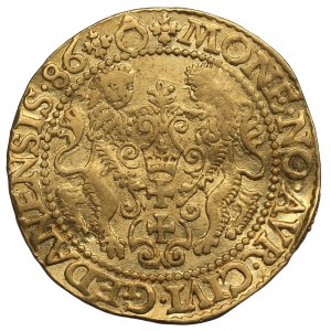 Stefan Batory, ducat 1586, Gdansk - very nice