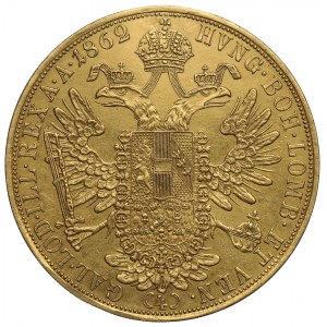 Austria, Franz Joseph, 4 ducats 1862
